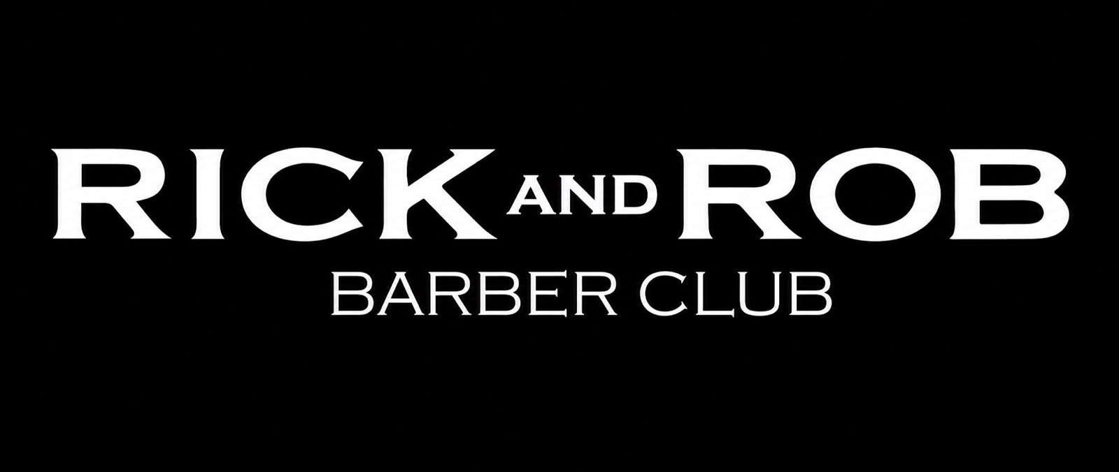 Rick and Rob Barber Club — logo oficial